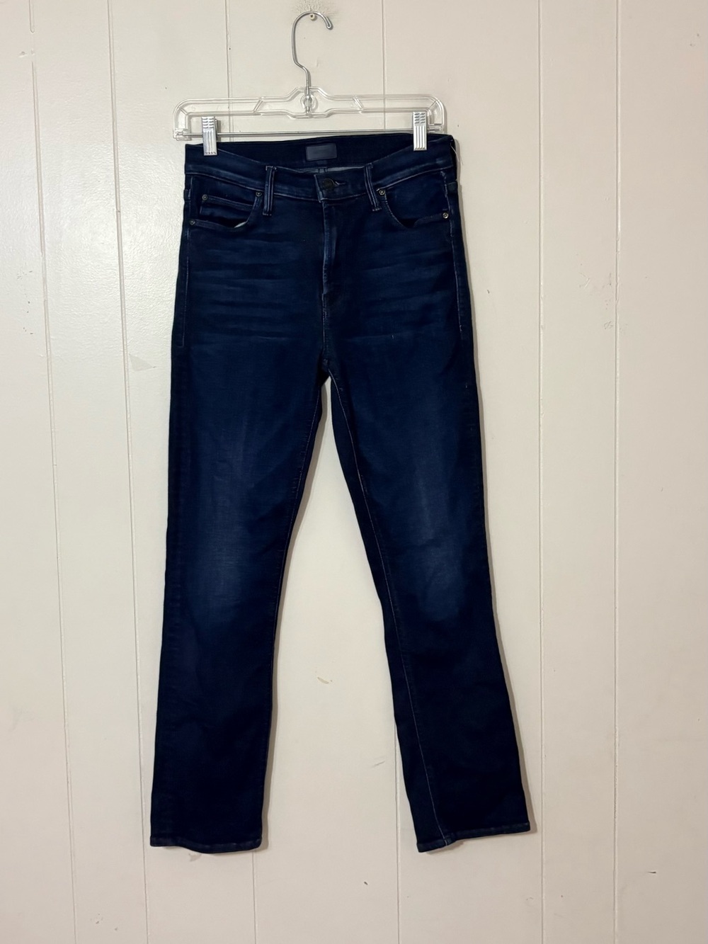 MOTHER The Mid Rise Dazzler Ankle Jeans Now Or Never Dark Wash Size 28